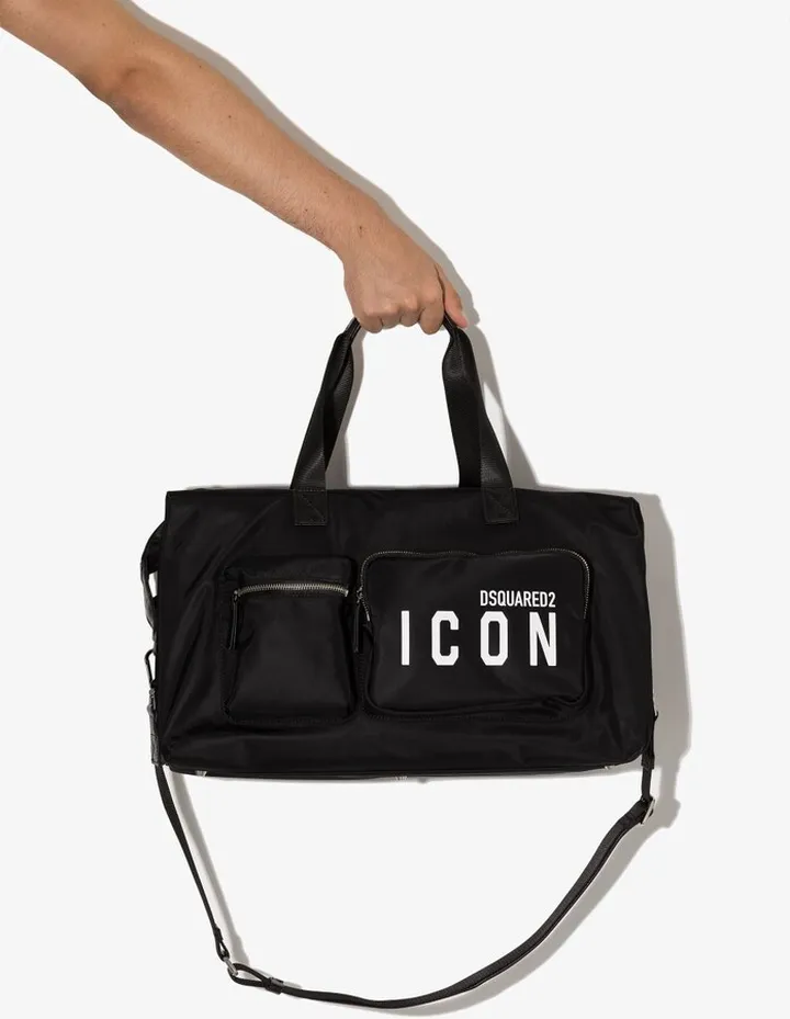 Logo-Print Holdall Bag