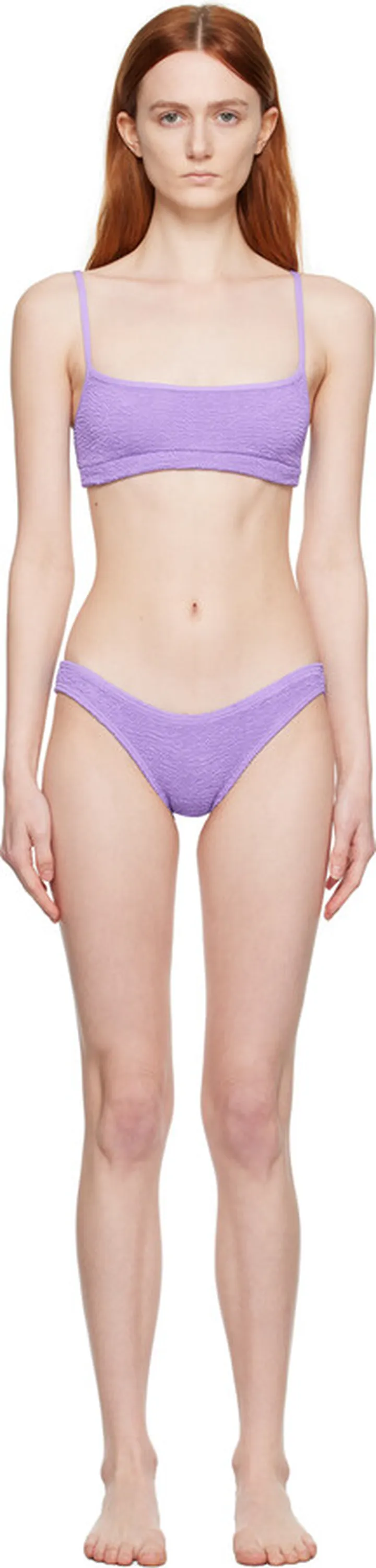 Bond-Eye Purple Saint & Sign Bikini