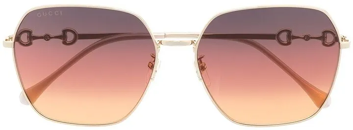 GG0882 Horsebit detail sunglasses