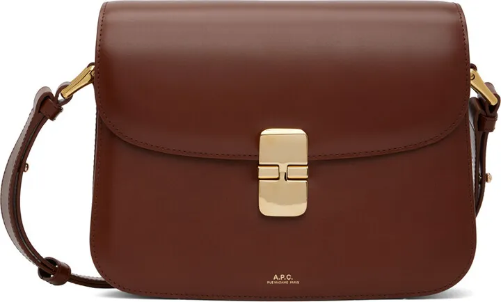 A.P.C. Brown Grace Bag