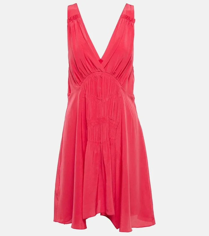 Nalatiaga silk minidress