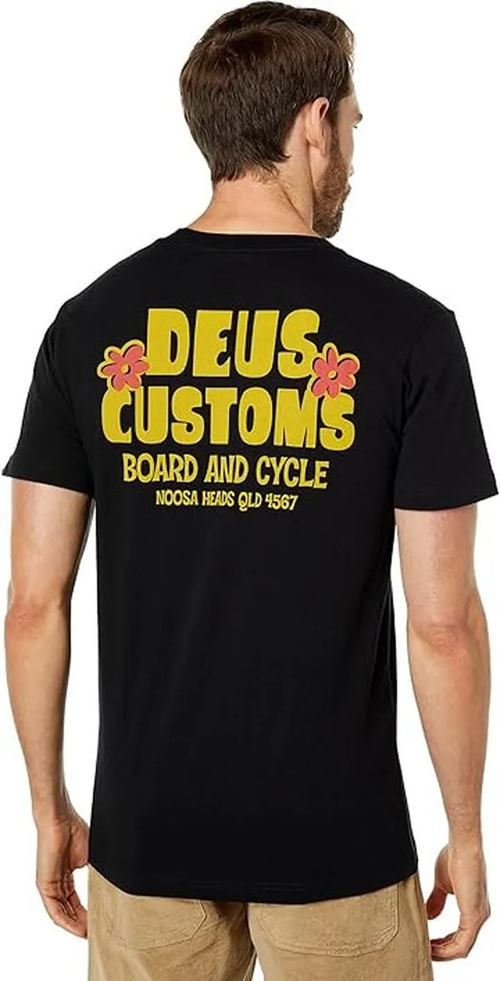 Deus Ex Machina Drifter Tee (Black) Men's Clothing