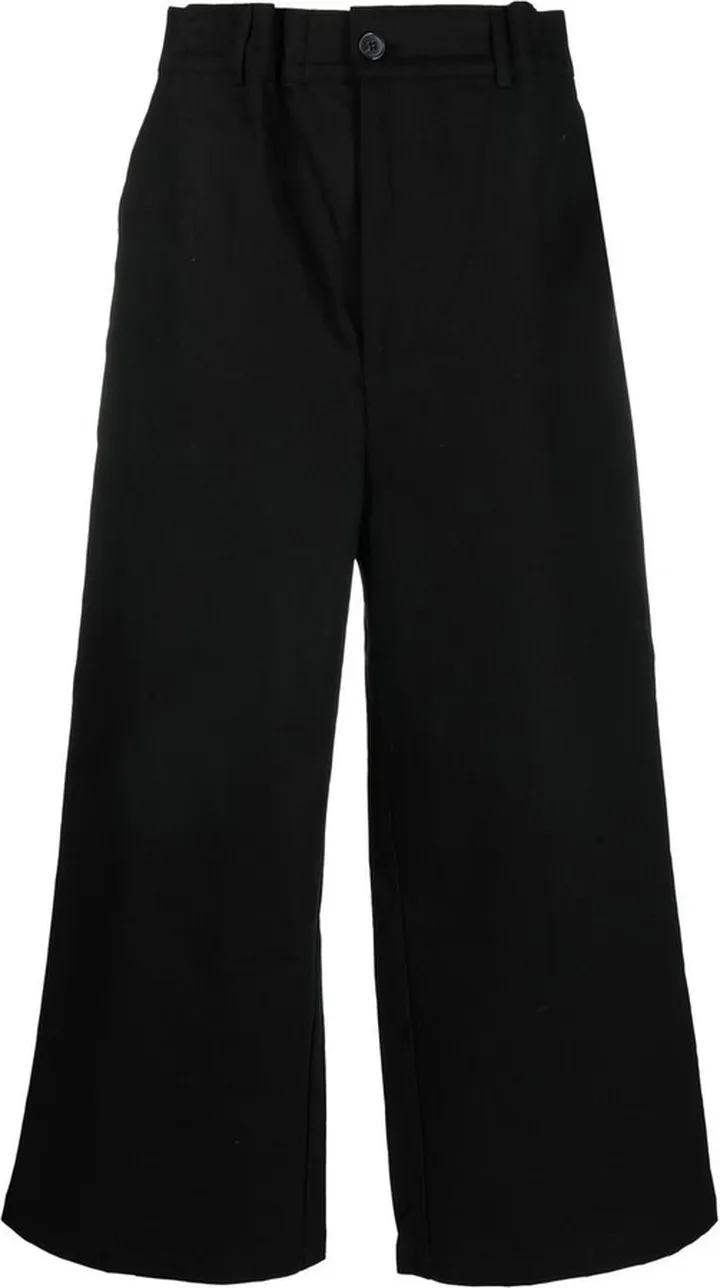 High-Waisted Wide-Leg Trousers