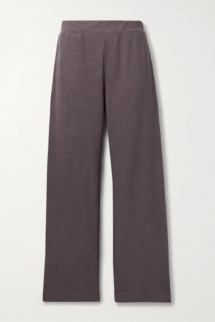 Year of Ours - Cotton-blend Jersey Track Pants - Brown