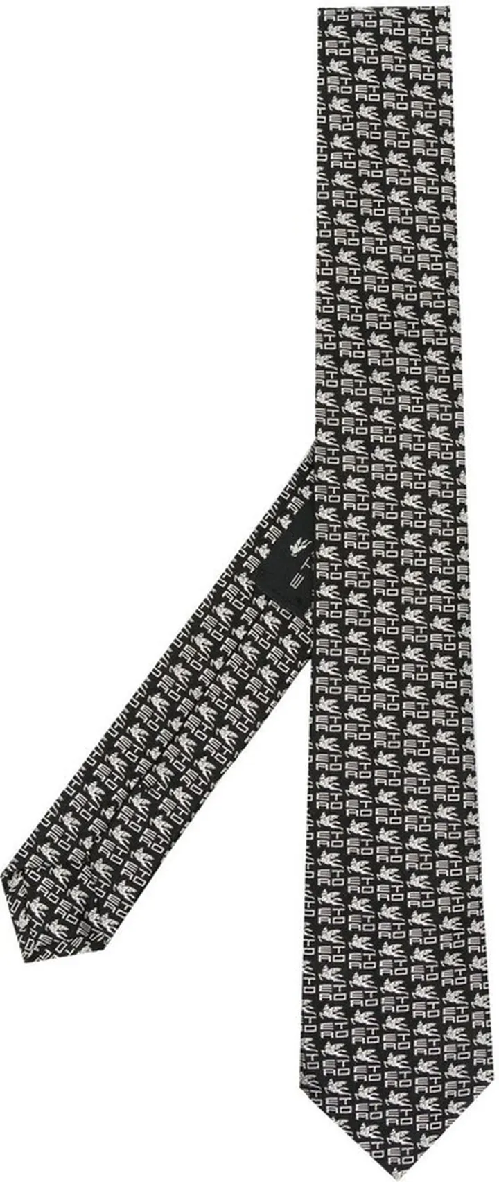 Logo-Jacquard Silk Tie