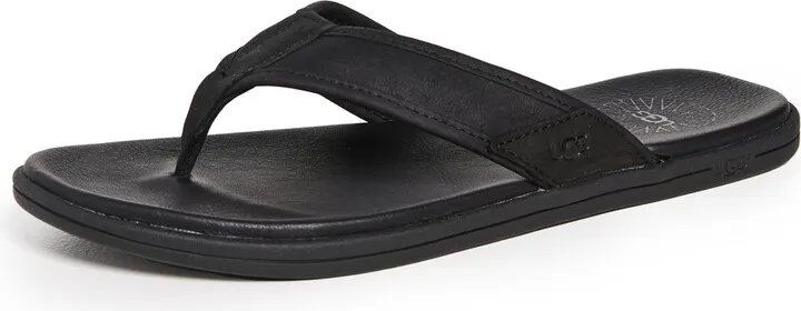 UGG Seaside Leather Flip Flops