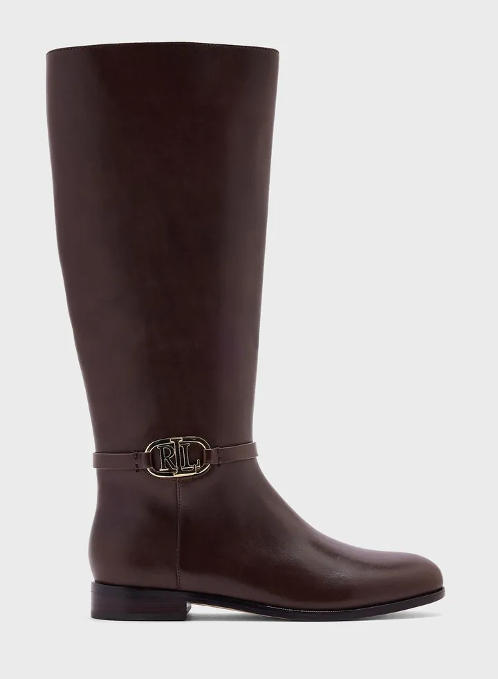 Burnished Calf Ankle Boots