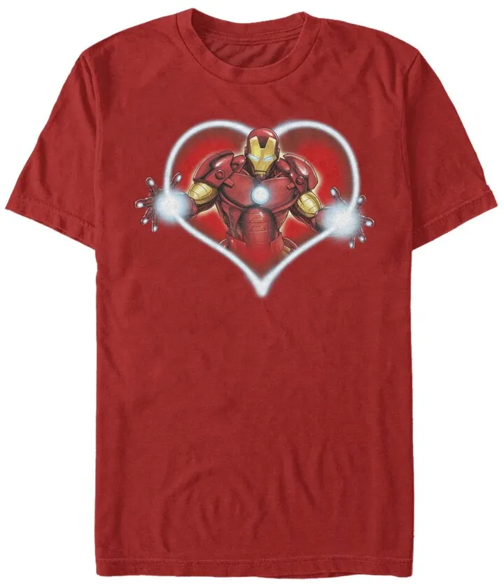 Fifth Sun Men's Iron Heart Blast Short Sleeve Crew T-shirt