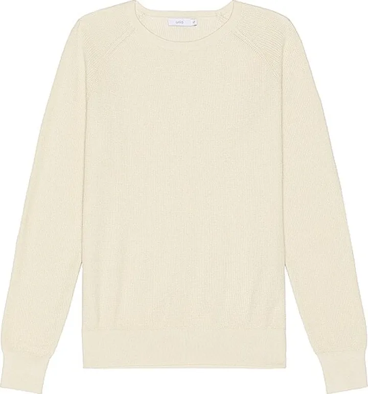 Waffle Cotton Cashmere Sweater