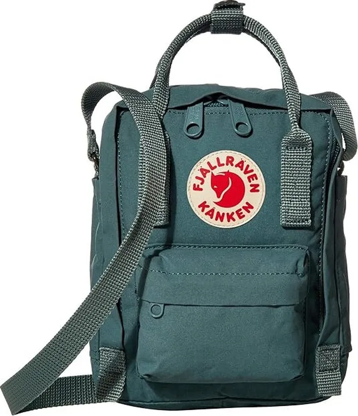 Fjallraven Kanken Sling (Frost Green) Cross Body Handbags