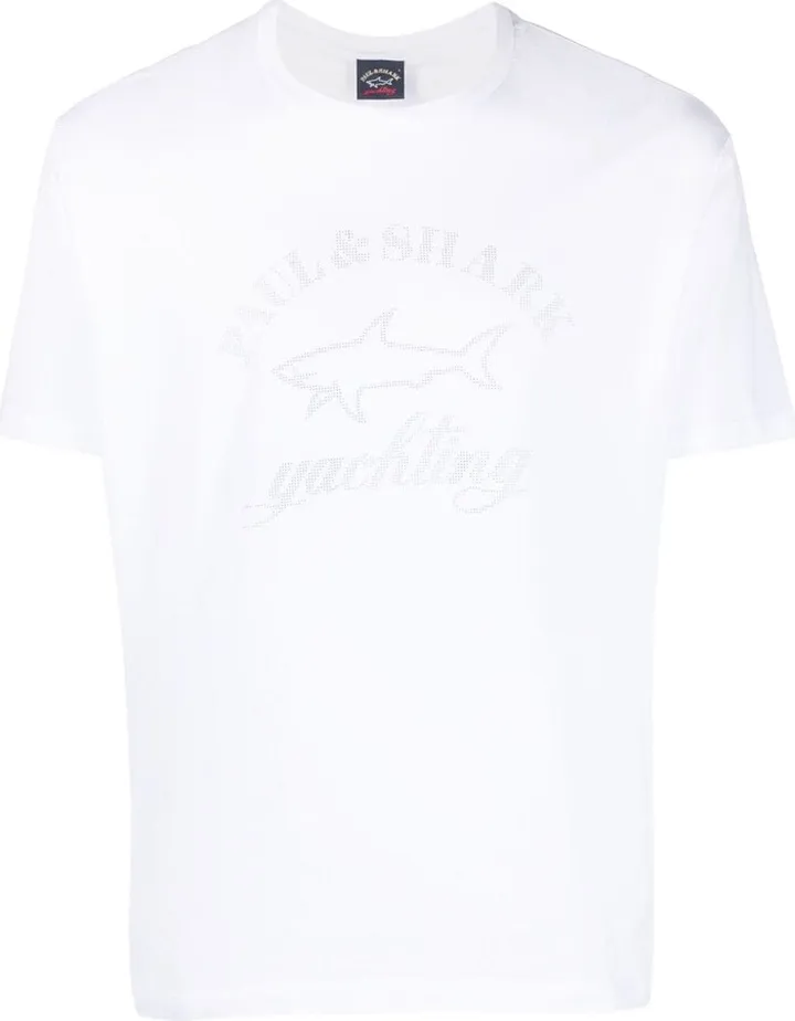 reflective logo-print short-sleeve T-shirt