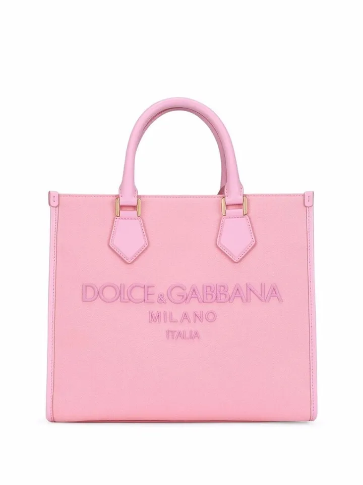 Embroidered-Logo Tote Bag