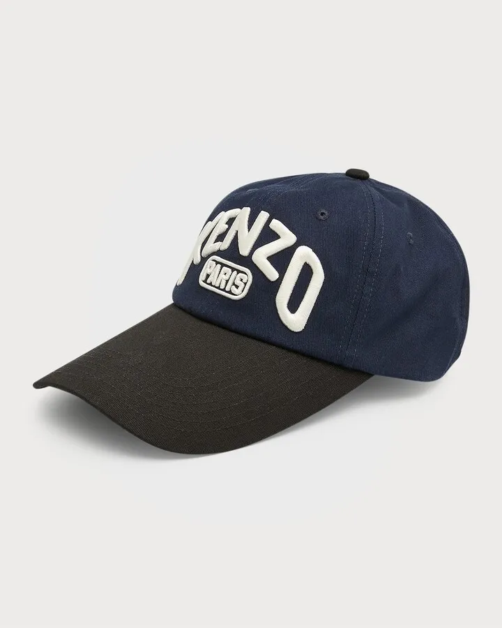 Men's Long Bill Logo Baseball Cap