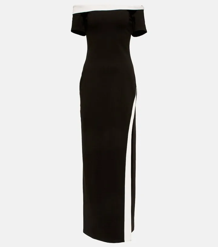 Gabriel off-shoulder maxi dress