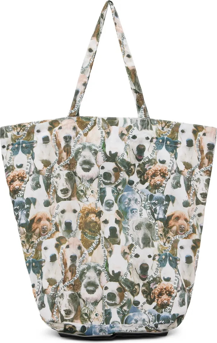 Martine Rose Multicolor Dog Print Tote