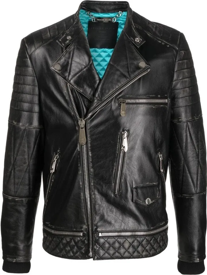 Zipped Biker Jacket