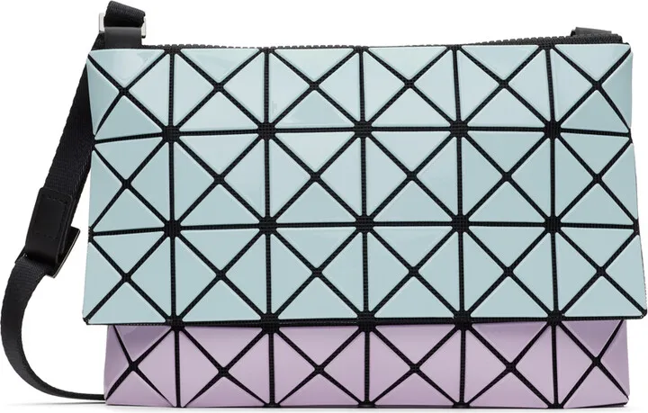 Bao Bao Issey Miyake Purple & Blue Prism Kangaroo Crossbody Bag