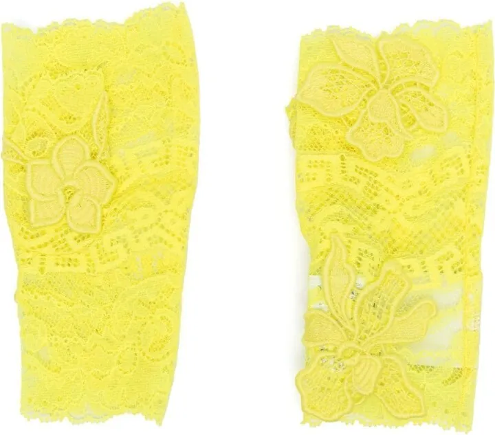 Embroidered-Lace Gloves