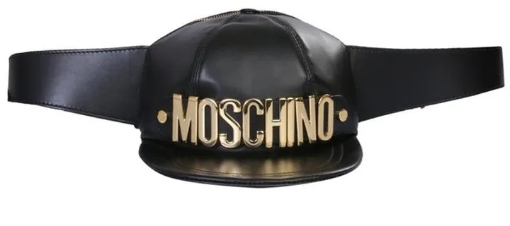 Moschino Logo Plaque Hat Waist Bag