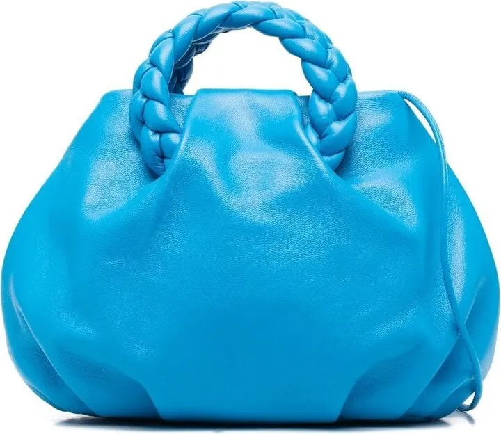 Bombon plaited leather crossbody bag