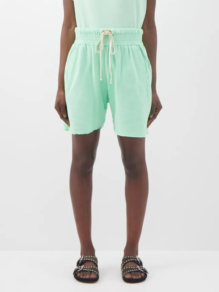 Yacht Fleece-back Cotton-jersey Shorts