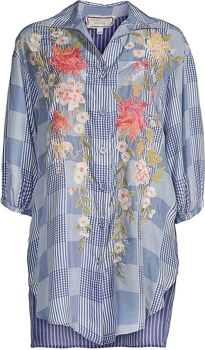 Nalina Silk Oversized Weekend Tunic