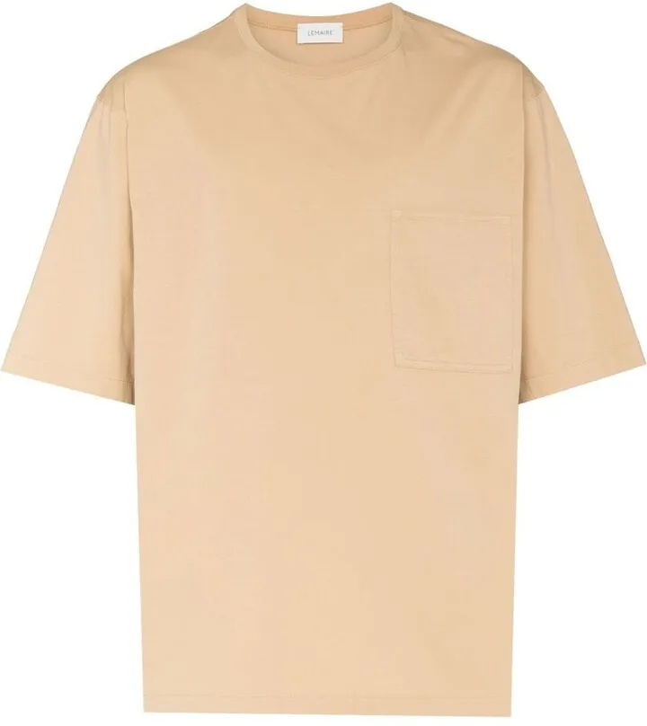 chest-pocket cotton T-shirt