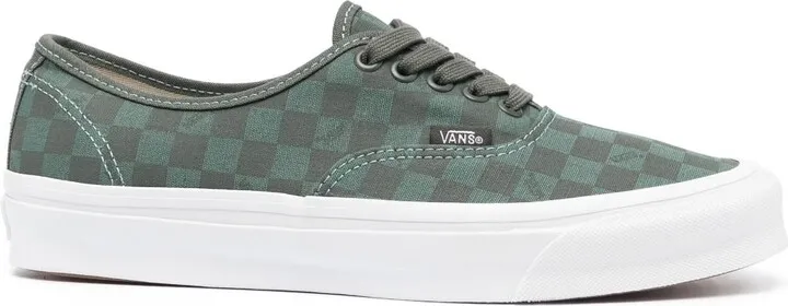 Checked Low-Top Sneakers