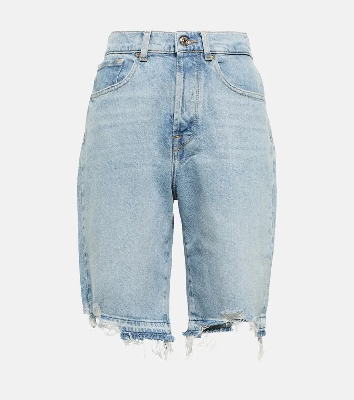 Andy distressed denim shorts