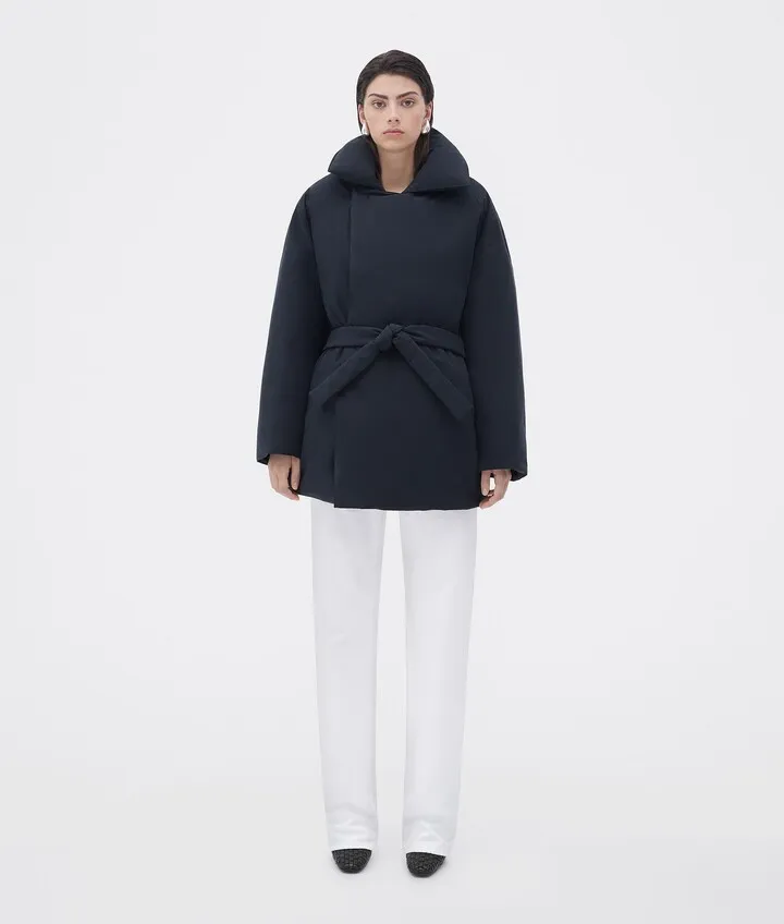 Frosted Poplin Puffer Jacket