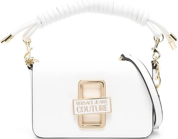 Logo Plaque Lace-Handle Bag