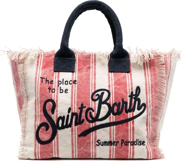 Colette ikat-print beach bag
