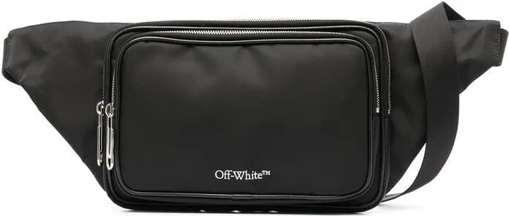 Logo-Print Zipped Belt Bag