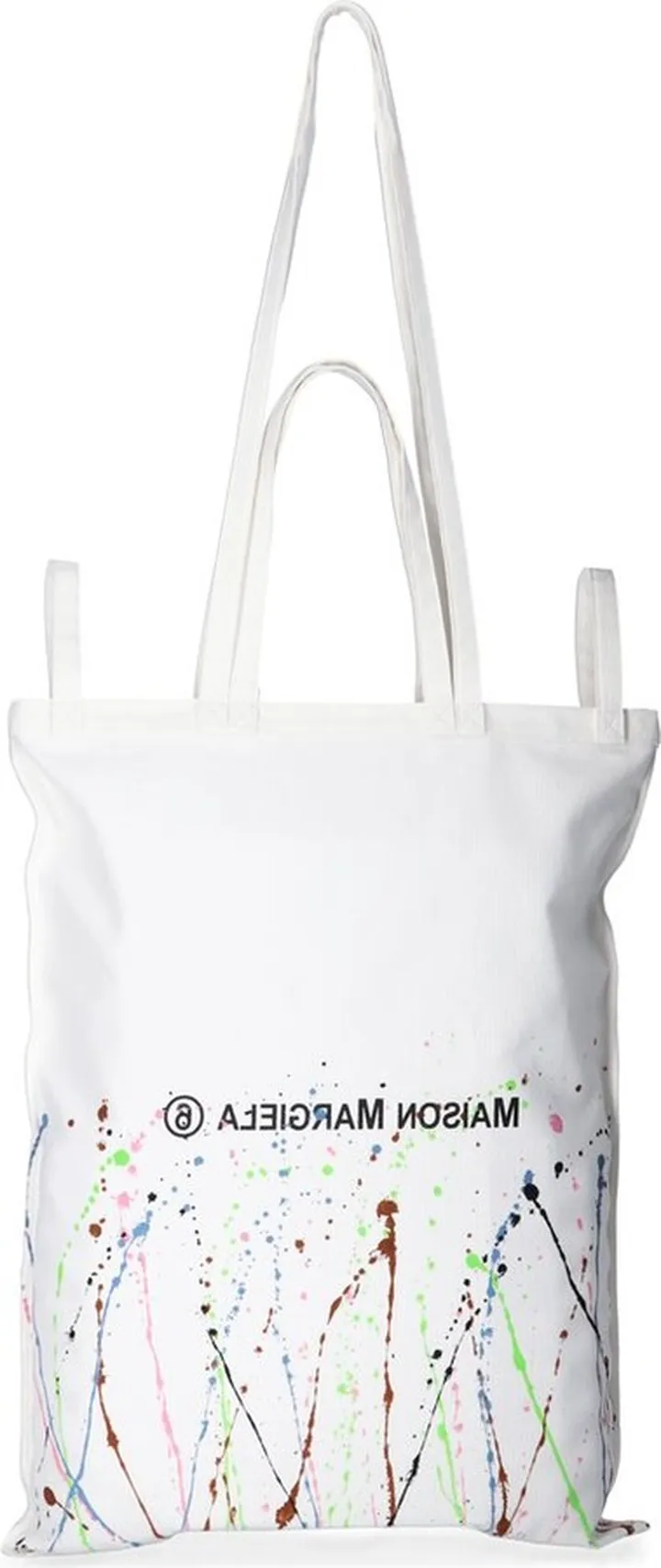 MM6 Maison Margiela Paint Splatter Detail Tote Bag