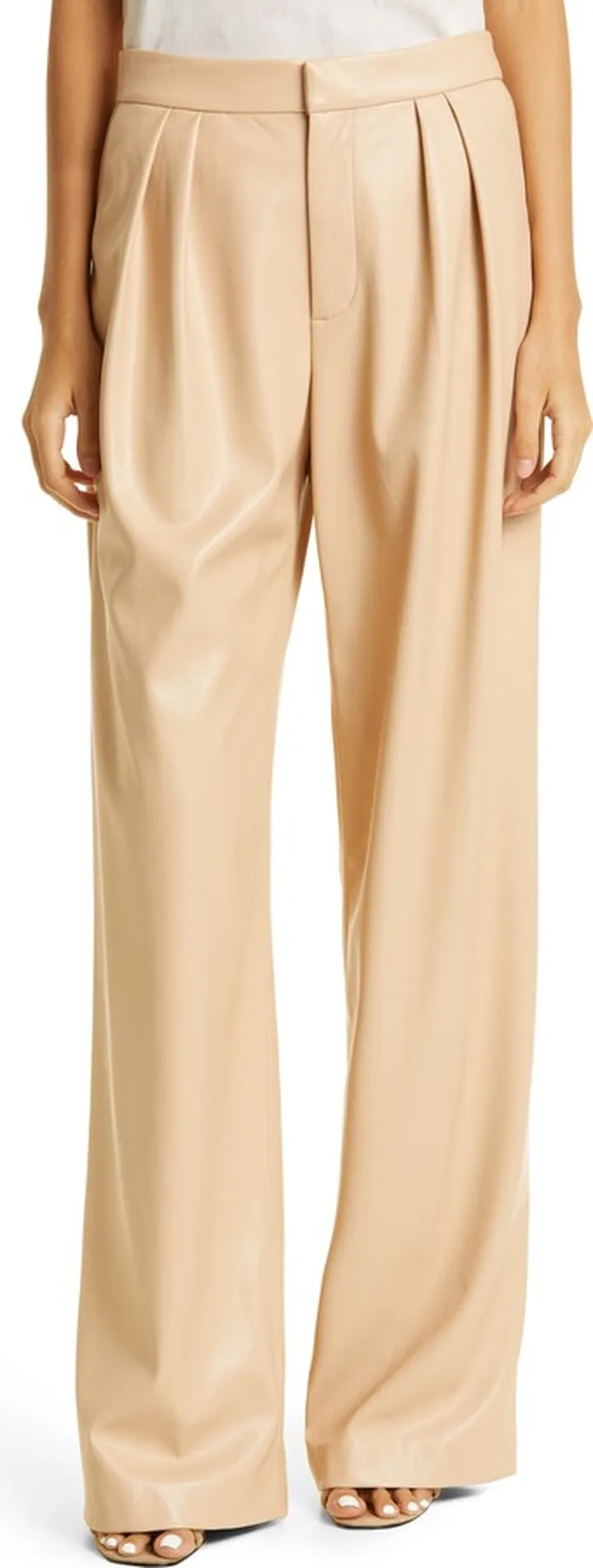 Pompey Faux Leather Trousers
