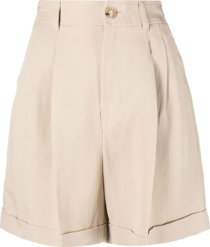 Linen Blend Shorts