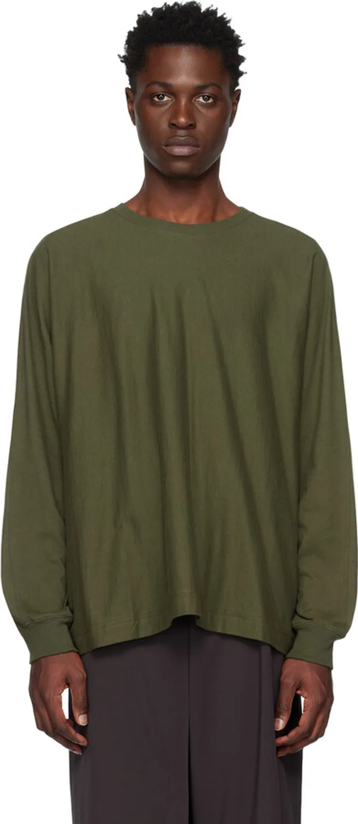 Homme Plissé Issey Miyake Green Release-T 1 Long Sleeve T-Shirt