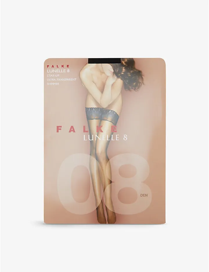 Womens 3009 Black Lunelle Peacock Stockings