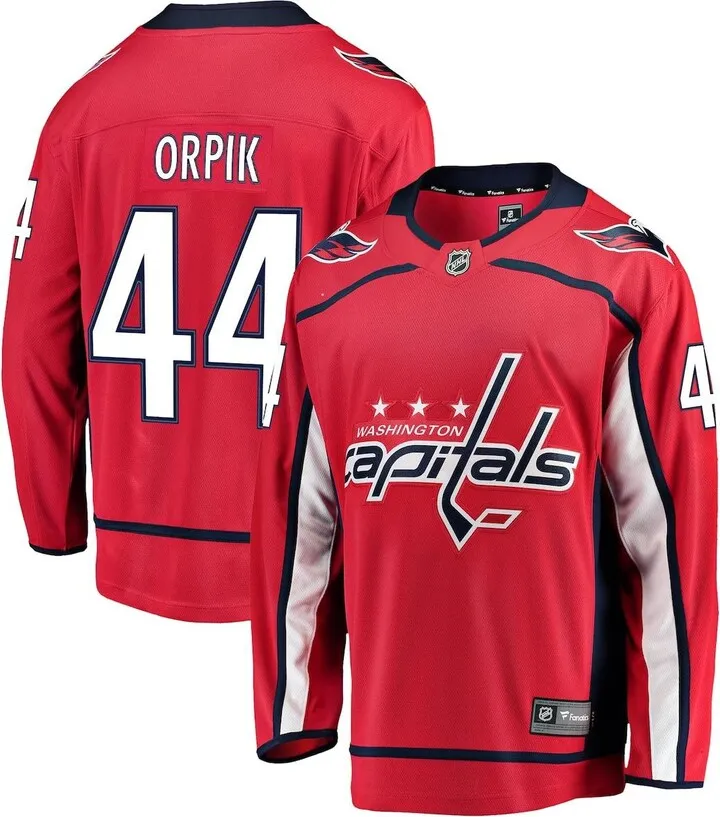 Men's Fanatics Branded Brooks Orpik Red Washington Capitals Breakaway Home Player Jersey