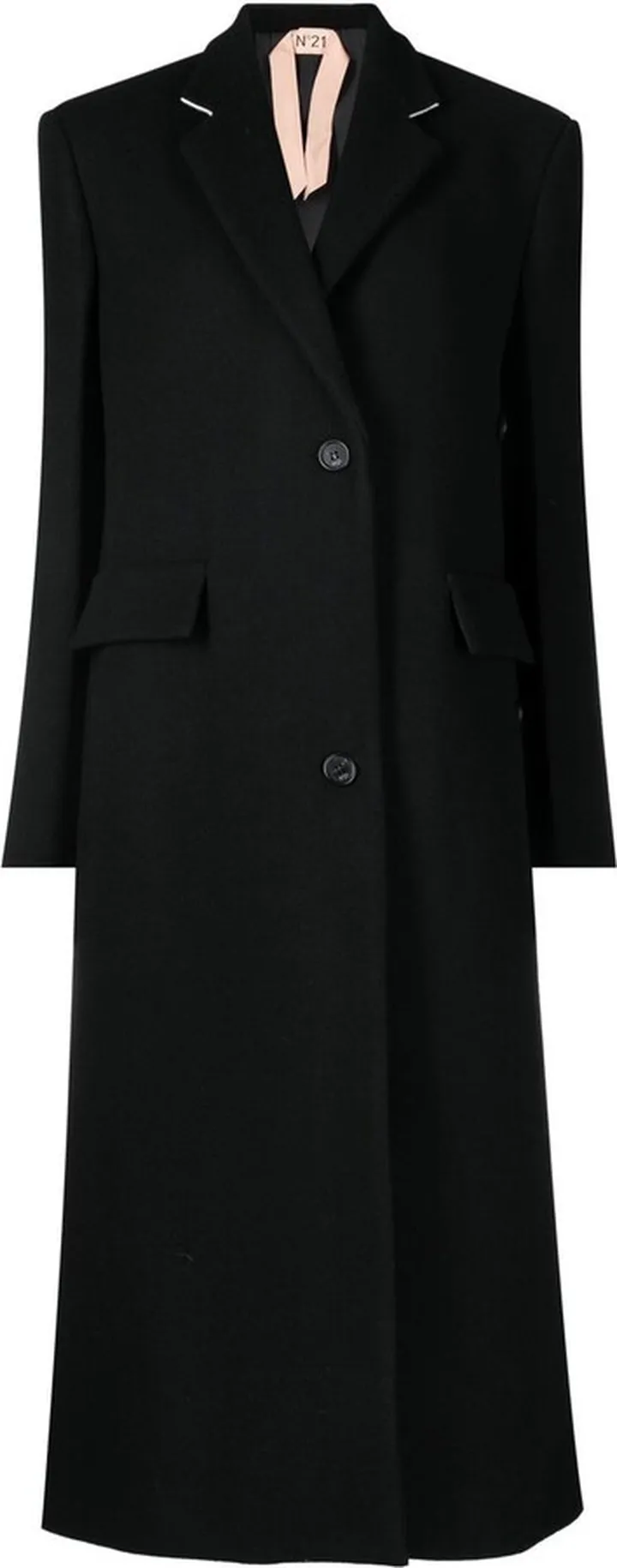 Single Breasted Mid-Length Coat