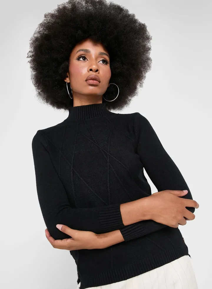 High Neck Sweater