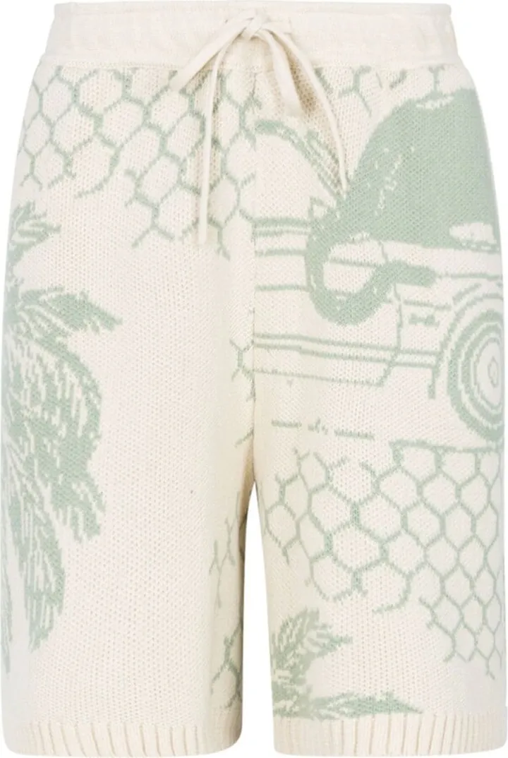Jungle knit shorts