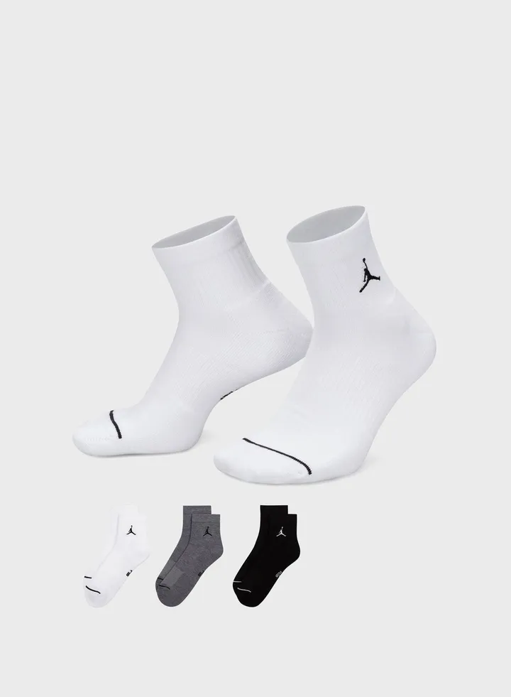 3 Pack Jordan Everyday Cushioned Socks