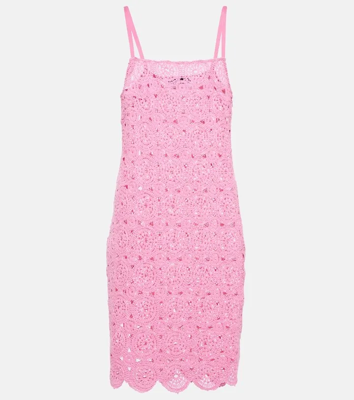 Silke crochet slip dress