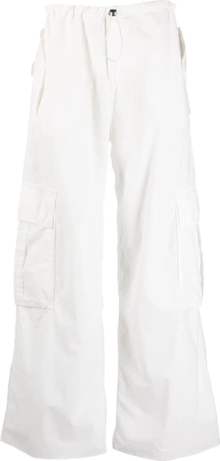 Wide-Leg Cargo Trousers