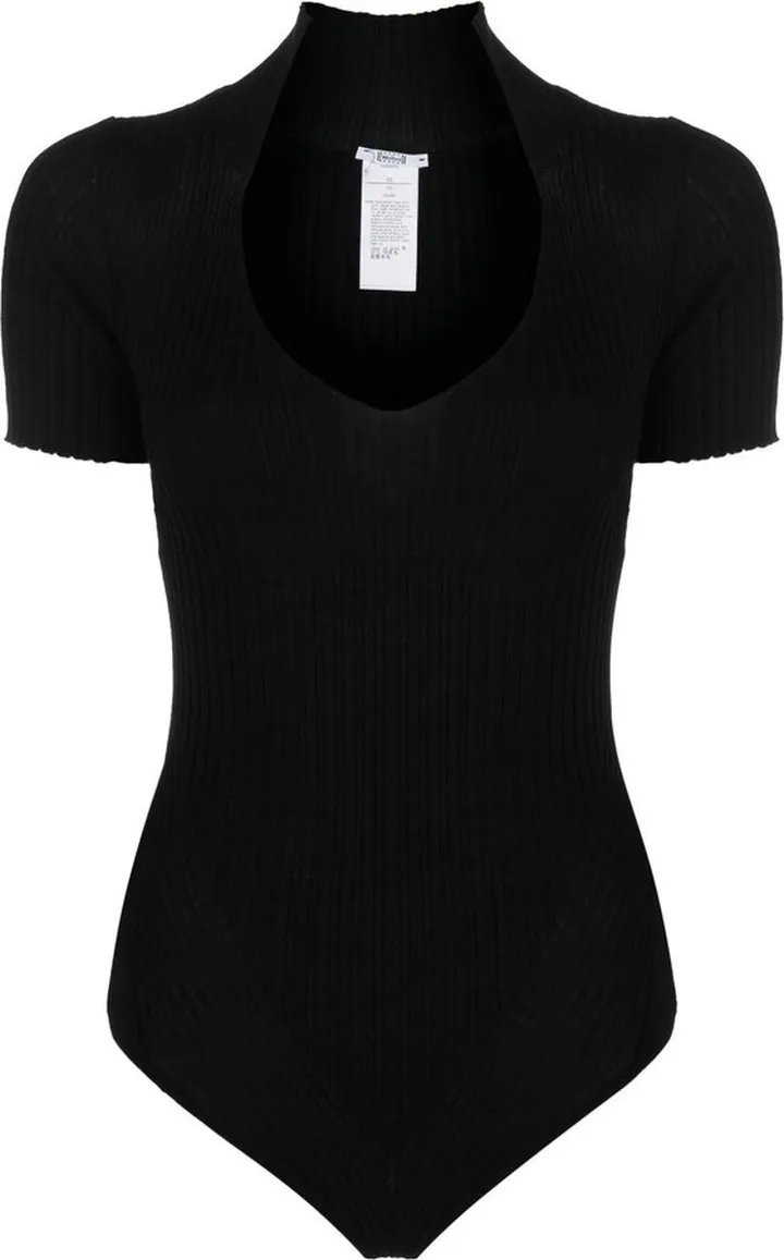 Ribbed-Knit Virgin-Wool Body