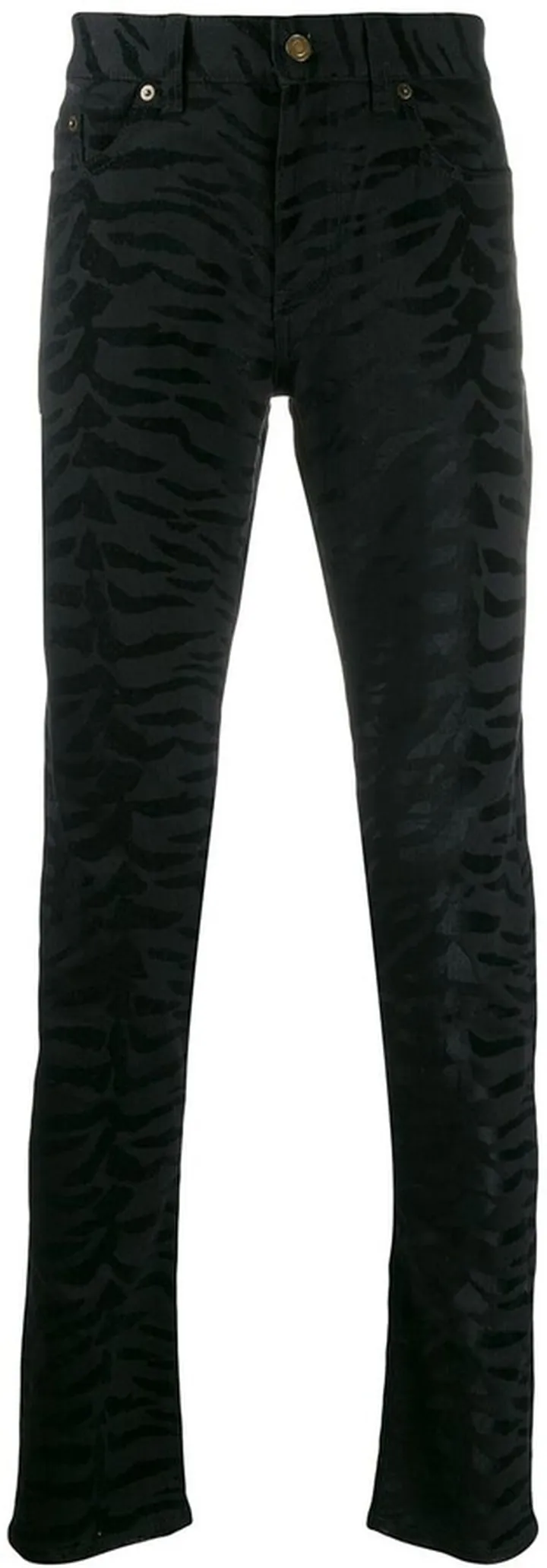 Zebra Printed Skinny Jeans
