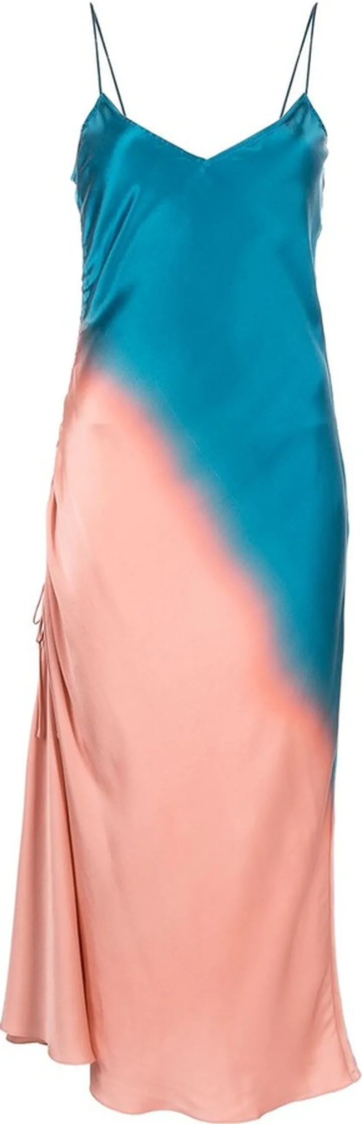 Two-Tone Slip Dress