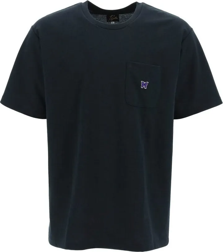 Needles Butterfly Embroidered Crewneck T-Shirt