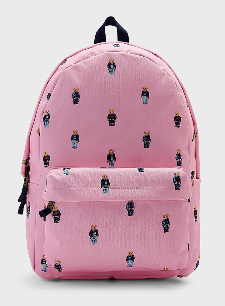 Polo Printed Backpack